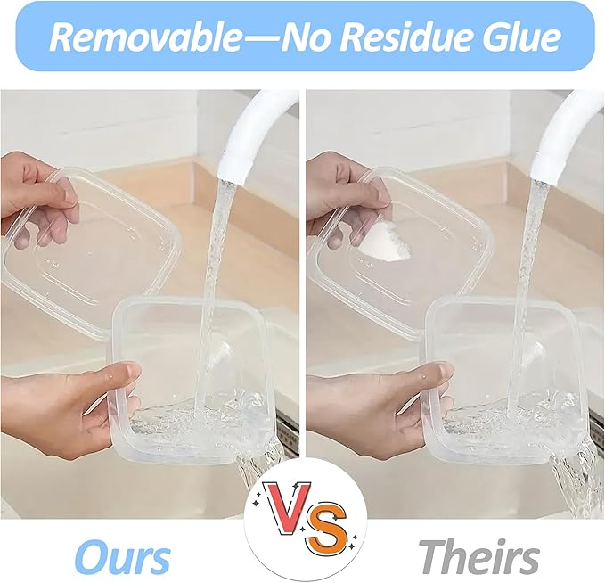 Restaurant Quality Shelf Life Food Rotation Labels, 2” x 3” Self-Adhesive Removable Freezer Food Labels Stickers, Perfect for Reusable Containers, Food Date Sticker (Large, Count, 2)