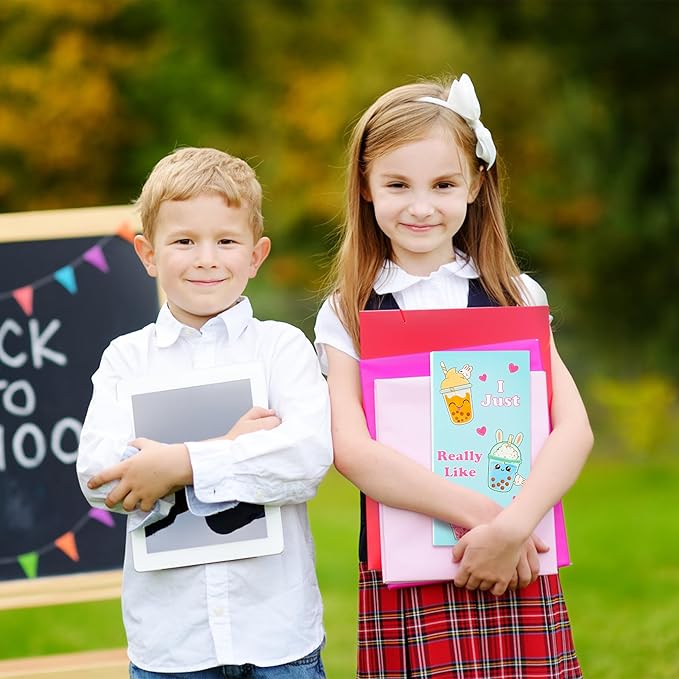 I Just Really Like Boba Sticky Notes Set, 550 Sheets, Cute Bubble Tea Self-Stick Notes Pads Milk Tea Theme Divider Tabs Bundle Writing Memo Pads Back to School Office Supplies Small Gift