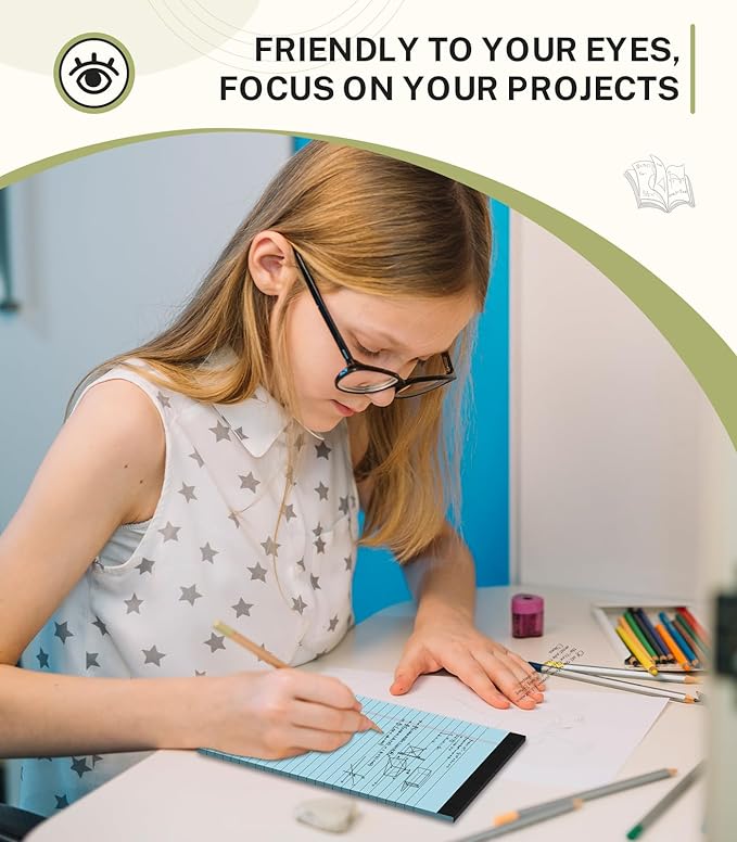 Small Legal Pads 5x8 Colored, Note Pads 5x8, 24 Pack Perforated Pink Legal Pad College Ruled, 30 Sheet/Pad, Lined Paper Pads 5x8 Notebook Pad, Mini Purple Legal Pads 5x8 for Study, Office, Home