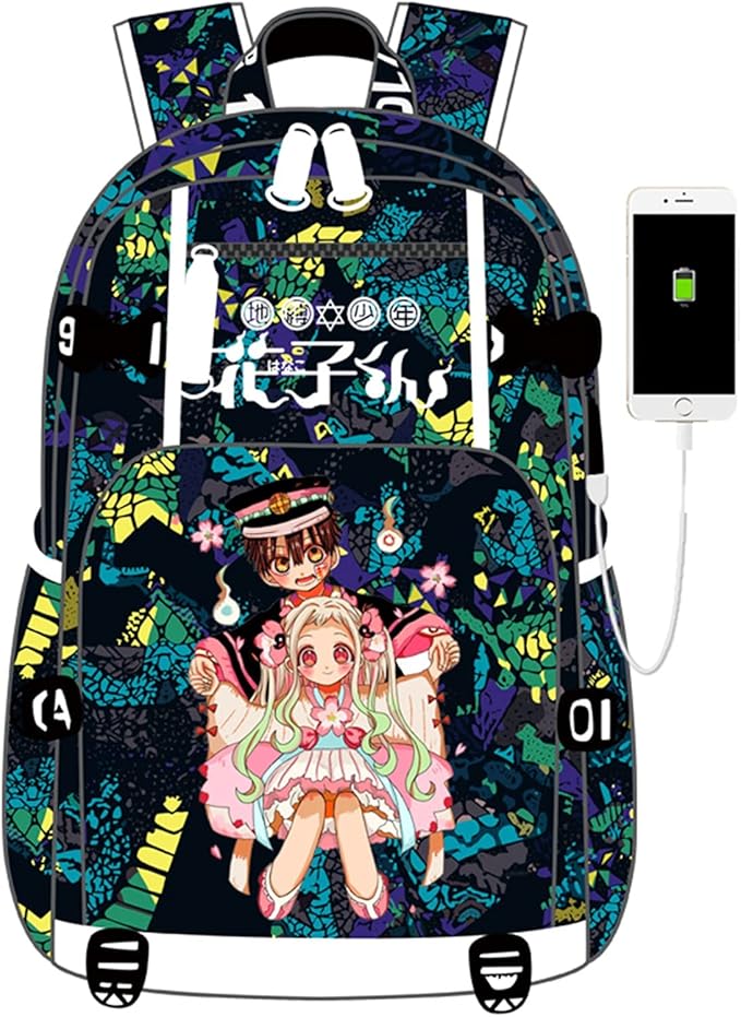 ISaikoy Anime Toilet Bound Hanako kun Backpack Satchel Bookbag Daypack School Bag Laptop Shoulder Bag Style8