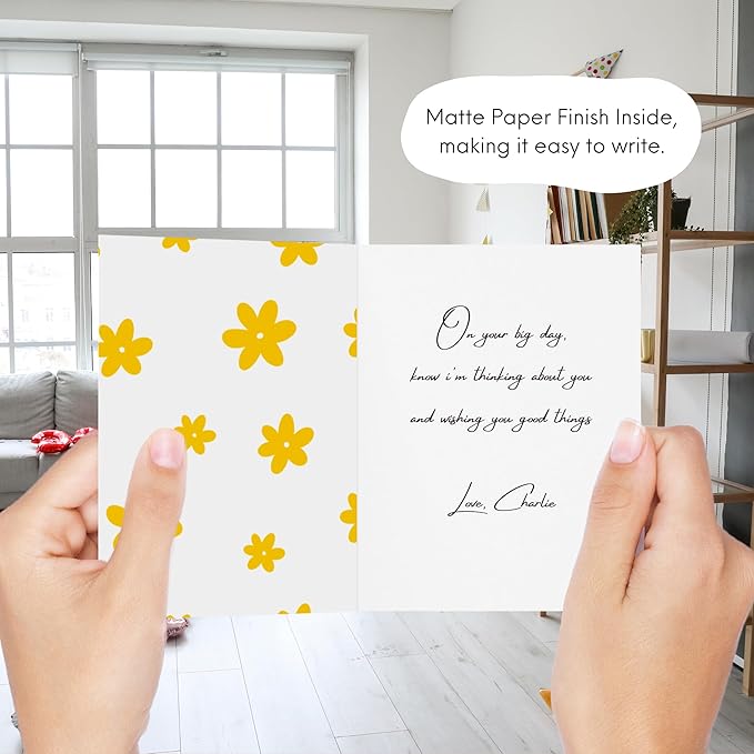 Congratulations Card, Graduation Card, Congrats Grad for Him/Her, Funny New Job Promotion, New Home, Wedding Celebration (A Sweet Ending To a New Beginning)