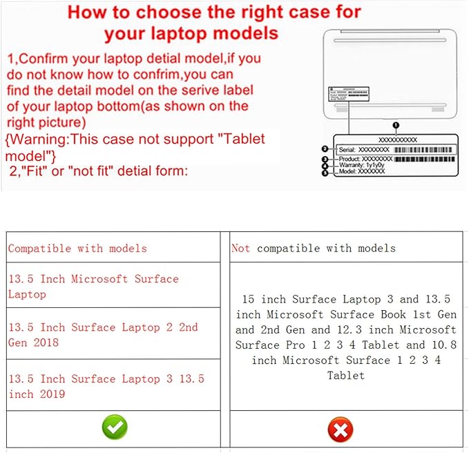 Alapmk Protective Case for 13.5" Microsoft Surface Laptop 5 13.5/Surface Laptop 4 13.5/Surface Laptop 3 2019/Surface Laptop 2 2018/Surface Laptop (Not fit Surface Laptop 3 15),Starry Night