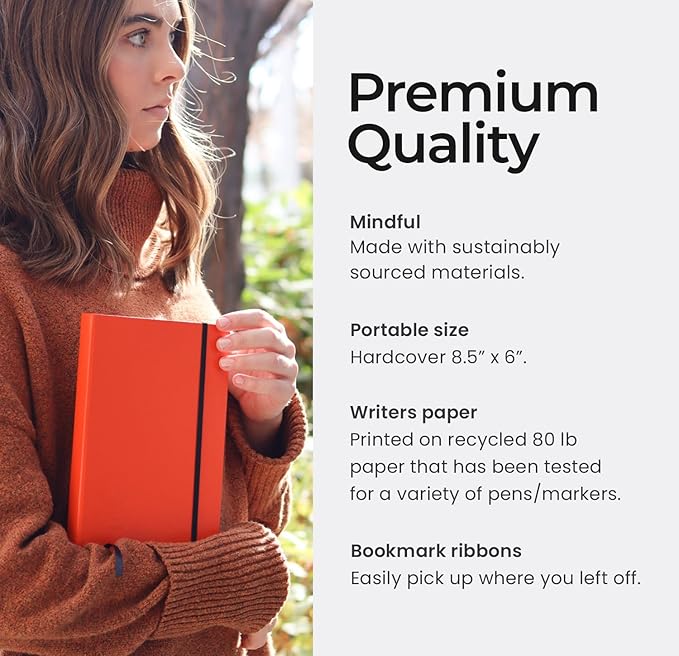 The OAK Journal Grey Smart Goal Planner Journal and Planner for Full Focus and Best Self Quarterly Goal Planner & Daily Gratitude Journal