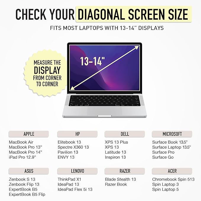 Vandel - The Original Puffy Laptop Sleeve 13-14 Inch Laptop Sleeve for Women. College Student Gifts for Christmas, Laptop Cover, MacBook Pro 14 Inch Sleeve, MacBook Air Sleeve 13 Inch, iPad Pro 12.9