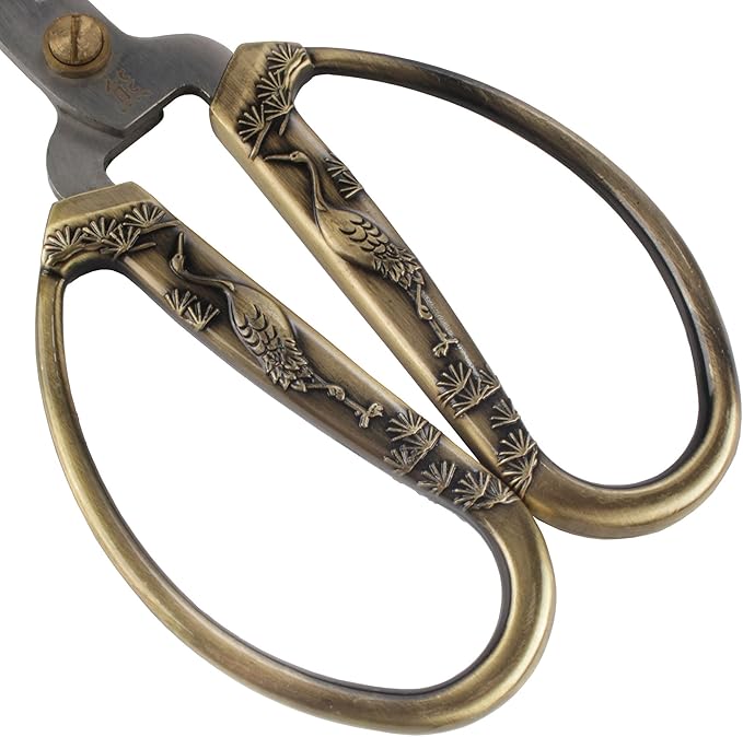 JubileeYarn Classic Chinese Small Embroidery Craft Scissors - Bronze - 10 Scissors