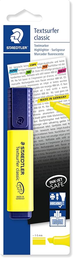 Staedtler Highlighter: Textsurfer Classic Yellow 364-1