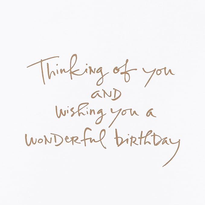 American Greetings Religious Birthday Card (Wonderful Birthday)