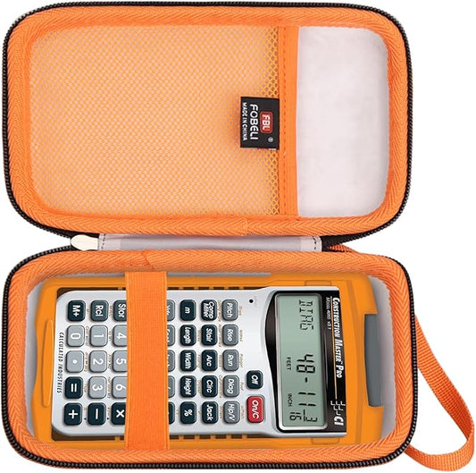 FBLFOBELI Hard Carrying Case for Calculated Industries 4065 4080 4054 Construction Master Pro Advanced Construction Math Feet-inch-Fraction Calculator, Case Only