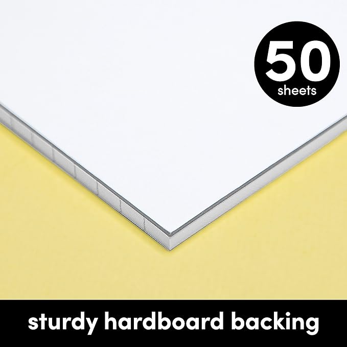 PAPERAGE Lined Legal Pads, (Rainbow), 12 Pack Note Pads, 50 Sheets Each, Wide/Legal Ruled, Note Pads, Paper, 8.5 inches x 11 inches