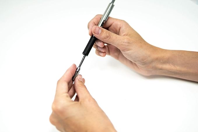 Zebra Pen F-Series Ballpoint Stainless Steel Pen Refill, Fine Point, 0.7mm, Blue Ink, 2-Count