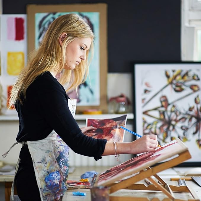 ESRICH Paint Brushes Set,2 Packs 20 Pcs Acrylic Paint Brush Set,Watercolor Oil Acrylic Nylon Hair Brushes,Artist Paintbrushes for Acrylic Oil Watercolor Painting Artist Professional Kits,Blue