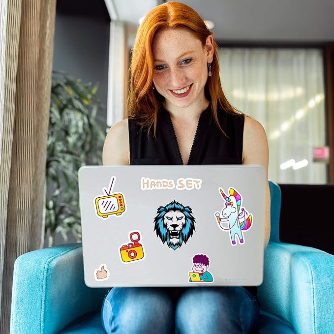 A-SUB 55 Sheets Vinyl Sticker Paper for Inkjet Printer - Glossy Printable Vinyl 8.5x11 Inch Waterproof Sticker Paper for DIY Any Decal You Like