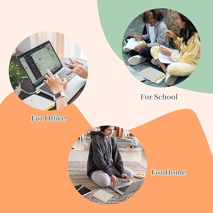 CAGIE Lined Journal Notebook for Women and Girls 256 Pages Cute Diary with Heart-Shaped Leather Journals for Writing A5 Soft Cover Notebooks for Work School (05 Moon Ash, A5)