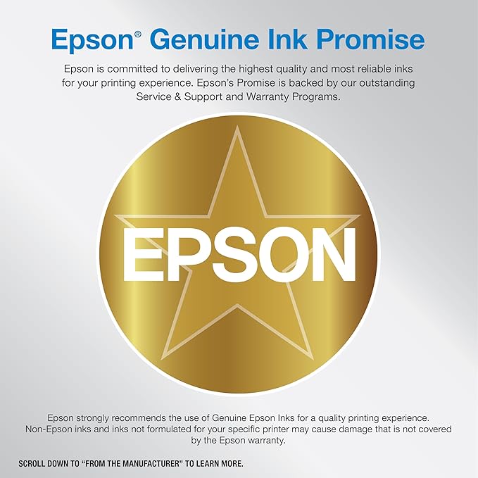 Epson EcoTank ET-15000 Wireless Color All-in-One Supertank Printer with Scanner & 522 EcoTank Ink Ultra-high Capacity Bottle Color Combo Pack (T522520-S) Works with EcoTank ET-2720