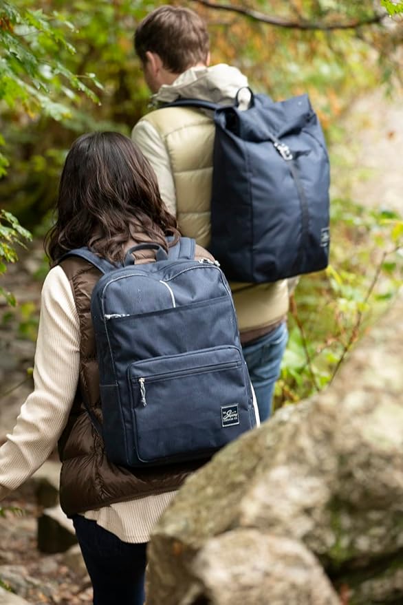 Skyway Luggage Rainier Simple Backpack, Eco-Friendly Made of 100% rPET Travel Laptop Bag for Women & Men, Flight Approved Carry On Bag, 16L, Olympic Green