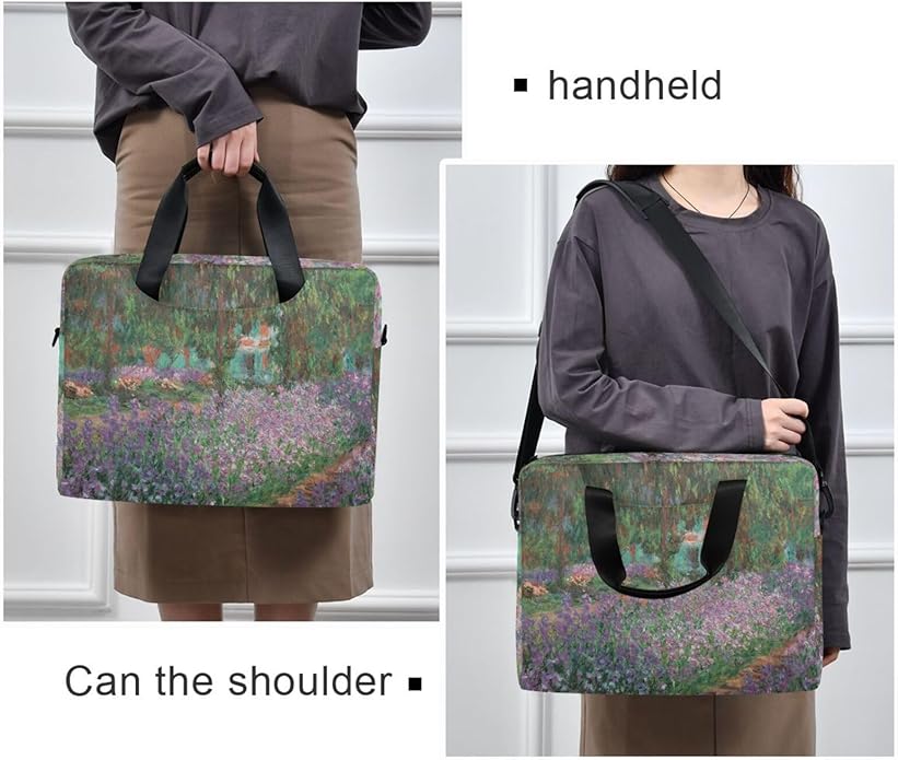 WIHVE Laptop Shoulder Bag 15 14 13inch Laptop Case Bag for Women Men