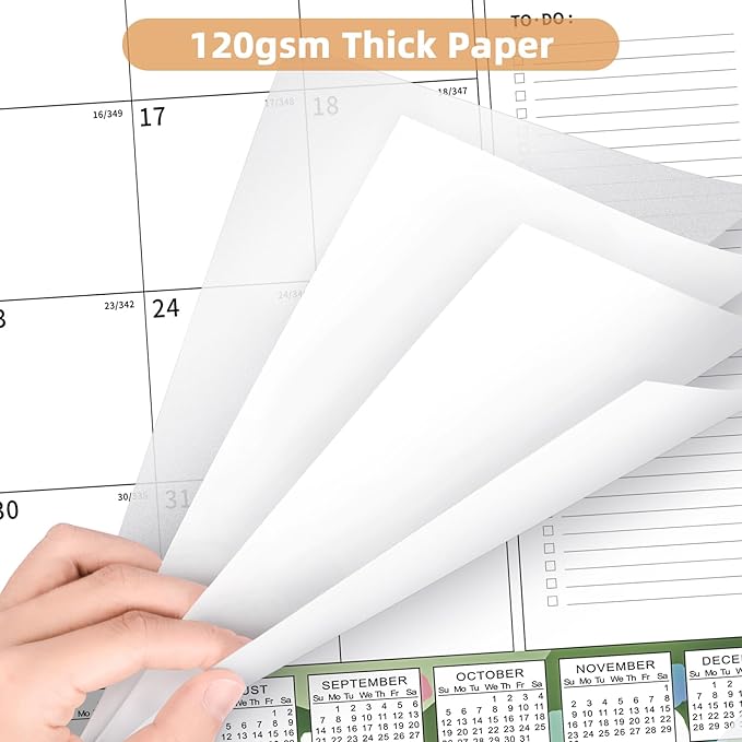 Ospelelf Desk Calendar 2025-2026 Large 22'' x 17'' Calendar 2025 Monthly Desktop Calendar, 18 Month Calendar, Use Jan 2025 - June 2026