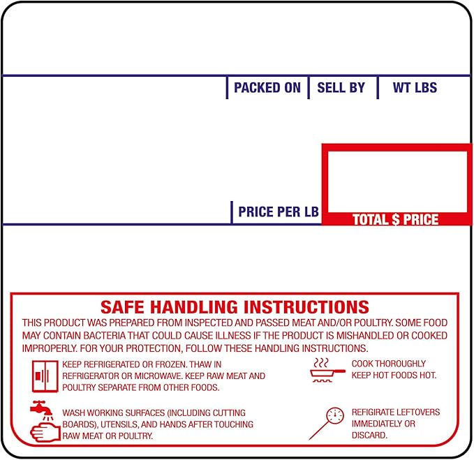 CEPRICO - CAS 8040 Scale Labels | 36 Rolls for CAS Scales | CAS lst-8040 Printing Scale Label | Quality for CAS Digital Scale | UPC Safe Handling | CAS lp 1000 | 500 Labels for Scales | Try It