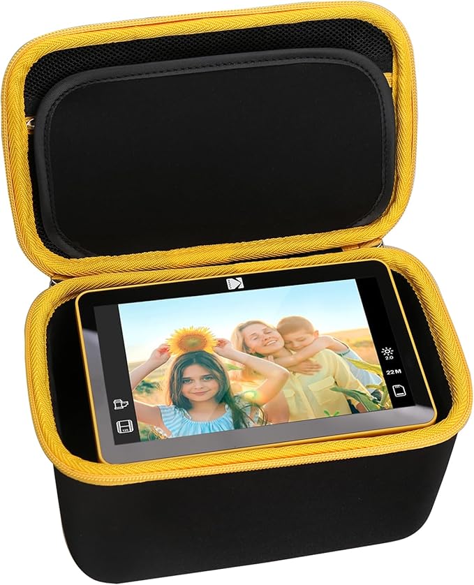 Mchoi Hard Case Suitable for Kodak Slide N SCAN Digital Film Scanner 7" Max RODFS70, Waterproof Shockproof Film and Slide Scanner Protective Case, Case Only