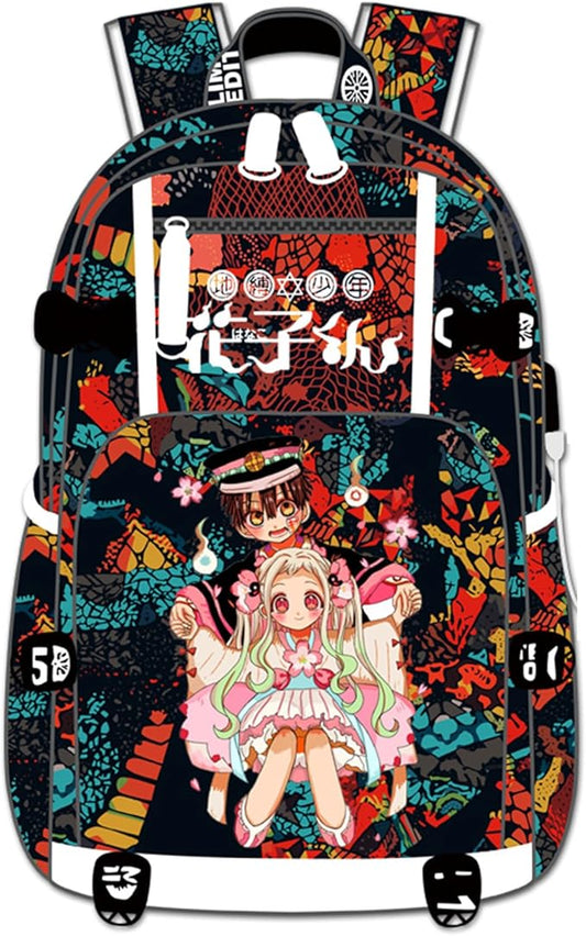 ISaikoy Anime Toilet Bound Hanako kun Backpack Satchel Bookbag Daypack School Bag Laptop Shoulder Bag Style16