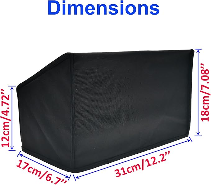 TRINENOX Dust Cover for Fujitsu ScanSnap iX500 / iX1400 / iX1600 Color Duplex Image Scanner, Waterproof Antistatic Nylon Fabric Dust-proof