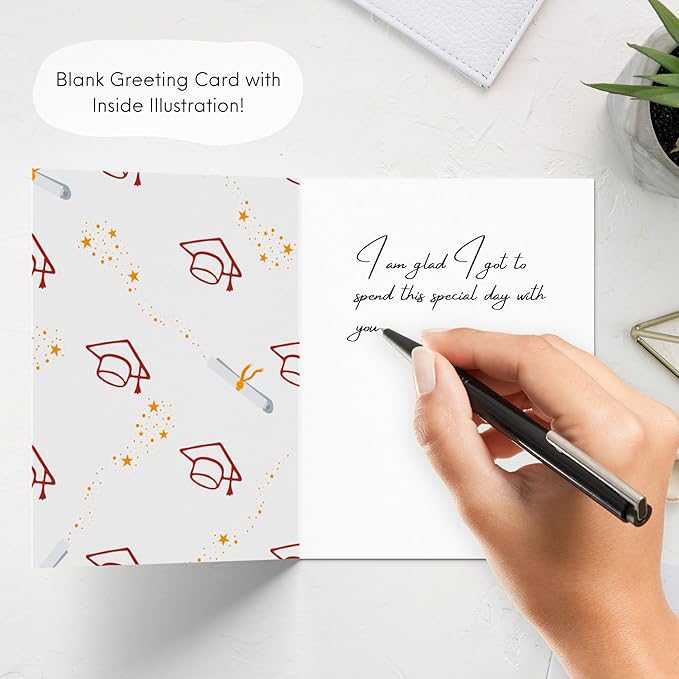 Graduation Card Funny for Him / Her, Congratulations Grad Card for Students Son Daughter, College High School University Greeting Cards (You Did It! Now Go Strut Across That Stage In Your Wizard Robe