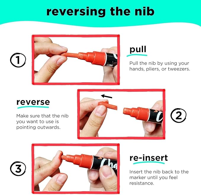 Fine Tip Chalkboard Chalk Markers (8 Pack 3mm) Classic Earth Color Ink - Erasable Dry Erase Marker Pens for Blackboards, Bistro, Window | 3mm Reversible Bullet & Chisel Point