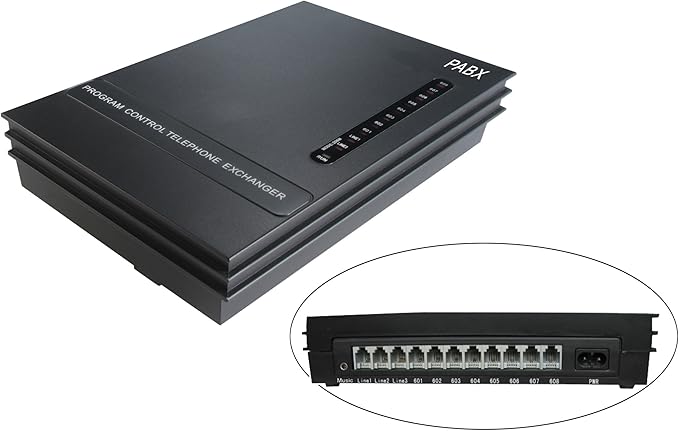 SOHO-PBX SP-208 (2 x 8) PABX Telephone Switch System Control Exchange 110V…