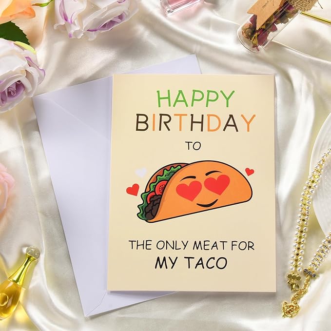 Funny Birthday Card for Husband, Happy Birthday Cards for Boyfriend, Naughty Birthday Card Gifts for Men Him with Envelope