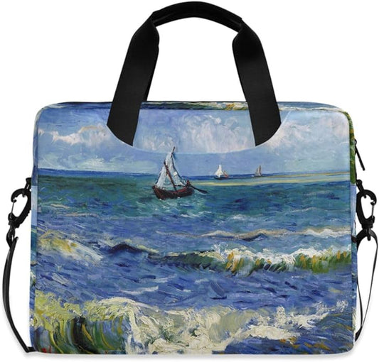 WIHVE Laptop Shoulder Bag 15 14 13inch Laptop Case Bag for Women Men