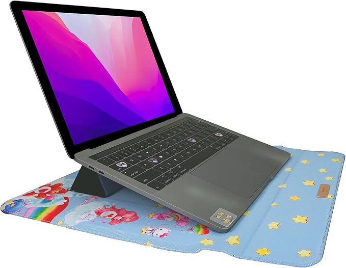 Sonix x Sanrio Laptop Sleeve, Foldable Case and Stand Compatible with Most 15 inch Laptops (Hello Kitty + Care Bears)
