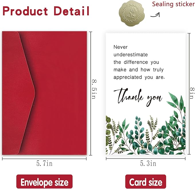 Employee Thank You Card, Appreciation Card for Coworker Boss Staff, Never Underestimate The Different You Make...