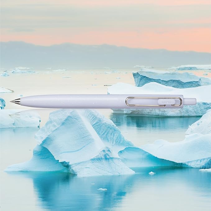 Mitsubishi Pencil UMNSFT38D.32 Gel Ballpoint Pen Uni-Ball One F 0.38 D Ice Blue