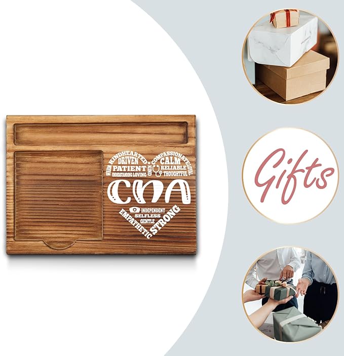 Certified Nursing Assistant Sticky Note Holder, Certified Nursing Assistant Thank You Appreciation Gifts for Men, Women, CNA Office Desk Self-Stick Note Pad Holders GSH377