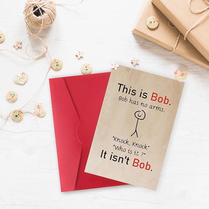 Funny Birthday Card for Men Women, Hilarious Birthday Gifts for Family Friends Coworkers, Cheeky Bday card for Him Her, Black Humor Birthday Card, Humorous Office Greeting Card