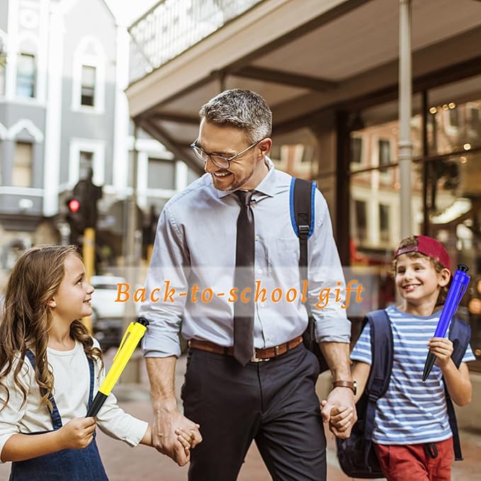 Jumbo Pens 11.3'' For Birthday Party Favors, Funny Party Favors Huge pens, Giant Pens Gag Gifts 3 Pack Red Blue Yellow