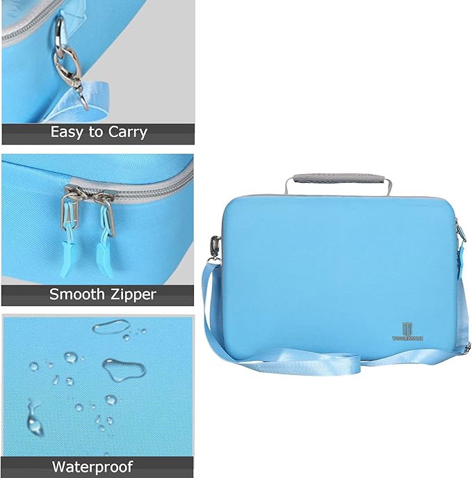 Hard Document Scanner Carrying Case for Plustek Photo Scanner - ephoto Z300, Scan 4x6 Photo in 2sec, Auto Crop and Deskew CCD Sensor, Protective Carrying Storage Bag