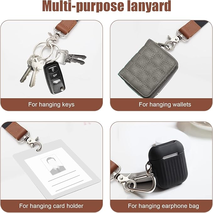 XCHIN Lanyards for Keys, Keychain Long Lanyard for Women Men, Cute Neck Lanyard for ID Badges Wallet