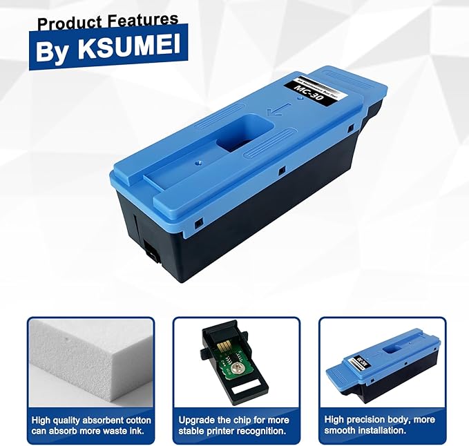 MC-30 MC30 Maintenance Cartridge Replacement for Canon Imageprograf GP-2000 GP-4000 PRO-2100 PRO-4000 PRO-4100 PRO-6000 PRO-6100 TX-3000 TX-3100 TX-4000 TX-4100 Printers