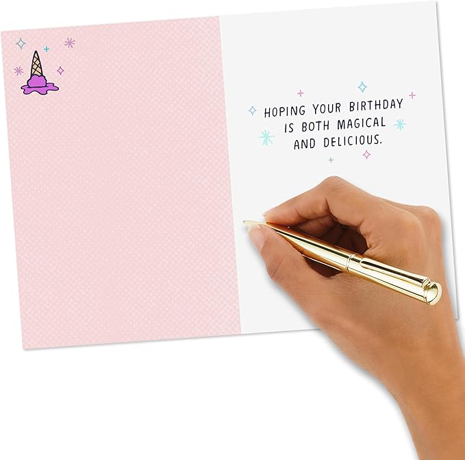 Hallmark Shoebox Funny Birthday Card (Delicious Unicorn)