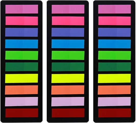 KICNIC Page Markers Sticky Index Tabs, Arrow Flag Tabs Colored Sticky Notes for Page Marker Bookmarks [10 Primary Colors, 750 Pieces] Sticks Securely, Removes Cleanly