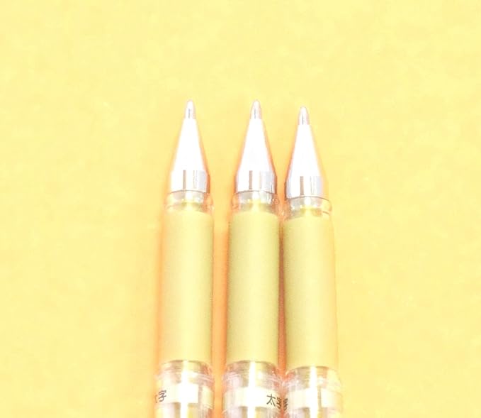 Uni-Ball Signo Broad Point Gel Impact Pen Gold Ink, 1.0mm, 3 pens per Pack (Japan import) [Komainu-Dou Original Package]