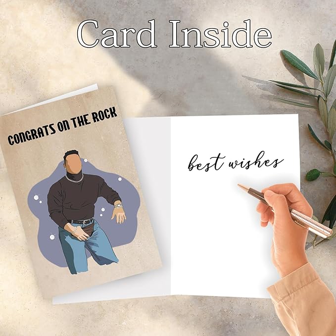 Unique Engagement Card, Funny Engagement Gift for Couples Women Men, Congratulations Wedding/Engagement Card for Friends