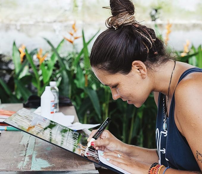 ArtShip Design 36 Chalk Markers Double Pack of Both Fine & Reversible Medium Tip Liquid Chalk Pens with Labels & Tip Tweezers Wet Erase Menu Boards, Windows, Mirrors, Non-Porous Chalkboards, Metal