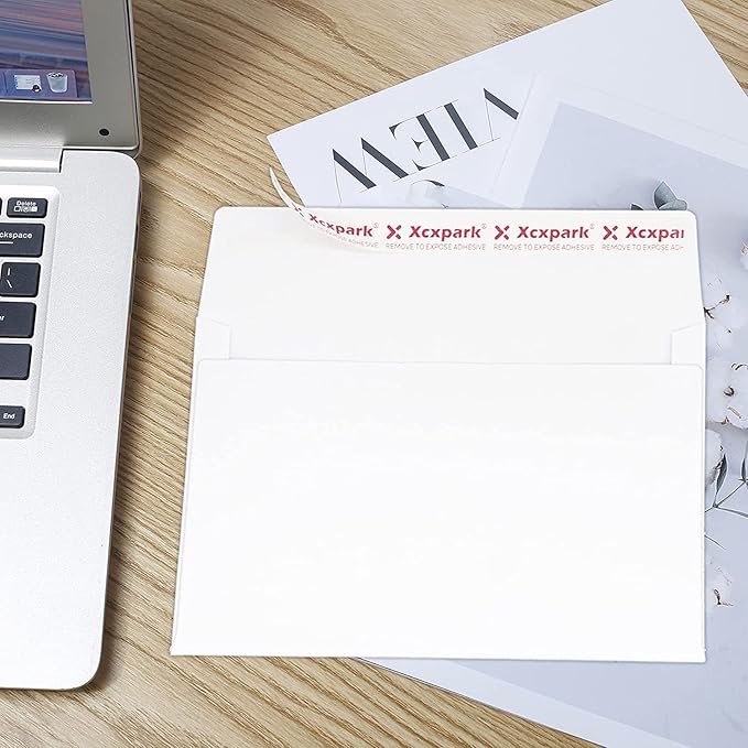 120 Qty Printable A4 Invitation Envelopes 4.25 x 6.25 Cards, Self Seal 120GSM white Paper Envelopes for Invitations, Papers, Photos, Documents, Wedding, Baby Shower, Easy to Seal and Peel