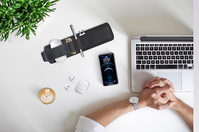 Beblau Slim PRO Portable Tech Organizer – Attachable Laptop & Notebook Accessory | Fits 13"-17" | Backpack & Desk Organizer | Office, Home, & School | Work-from-Home | Christmas Gift