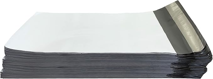 Colored Poly Mailers Pack of: (White, 7.5" x 10.5" pack of 200) Be creative with your packaging with Colored mailers