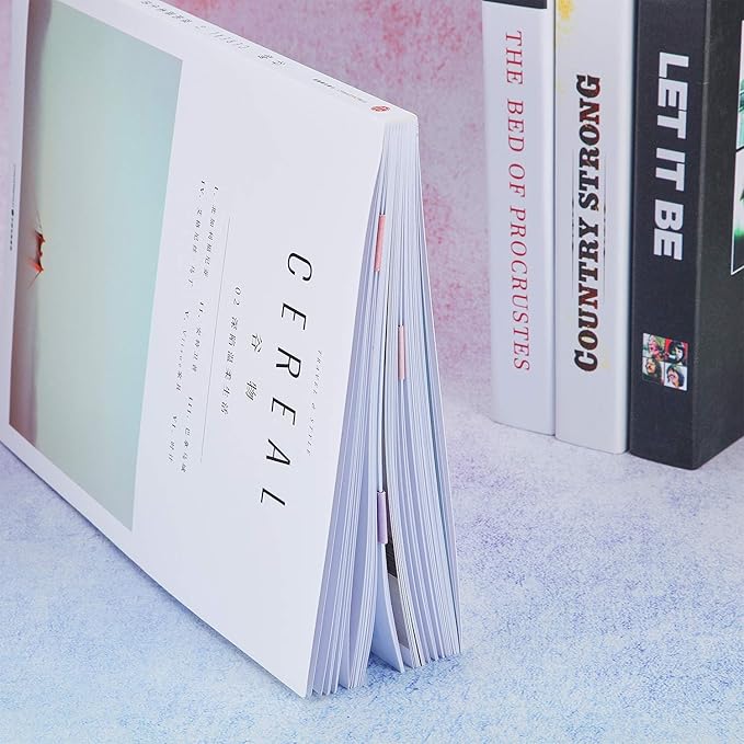 Chinco 10 Pieces Magnetic Bookmarks Magnet Page Markers Assorted Book Markers Set for Students Reading Gifts for Christmas (Floral)