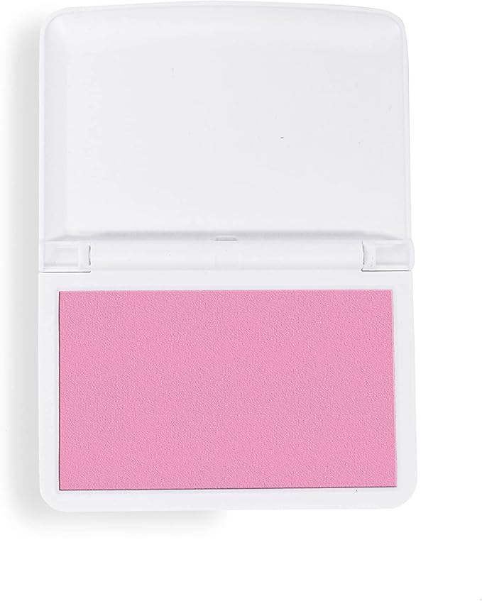 COLOP Make Series, Ink Stamp Pads, with Non-Toxic Premium Ink, Water-Based Acid-Free (Soft Pink, Make 1-1-15/16" x 3-1/2")