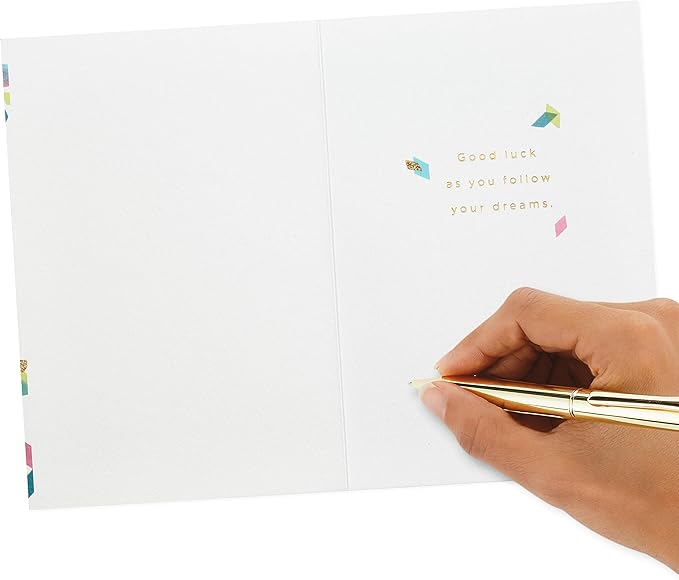 Hallmark Signature Graduation Card (Every End Is a Beginning Ralph Waldo Emerson Quote)
